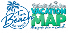 beach life magazine and visit pcb map logos